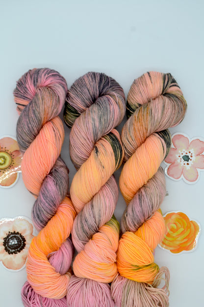 100g Sock Dusky Desert Hand-dyed Yarn