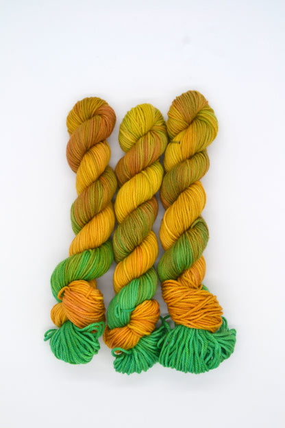 50g DK Golden Tartan Hand-dyed Yarn