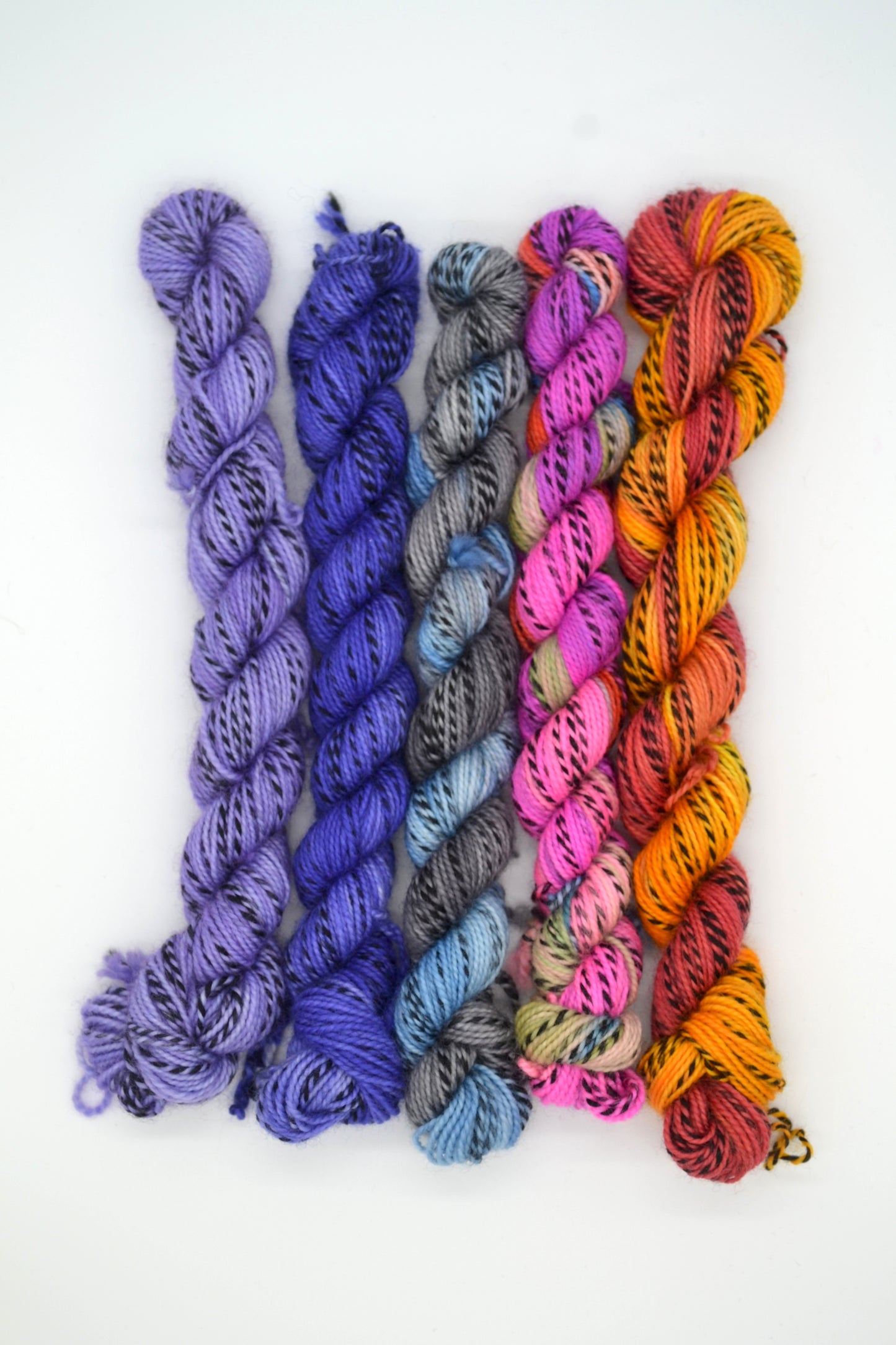 20g OOAK Zebra Sock Mini Skein Sets