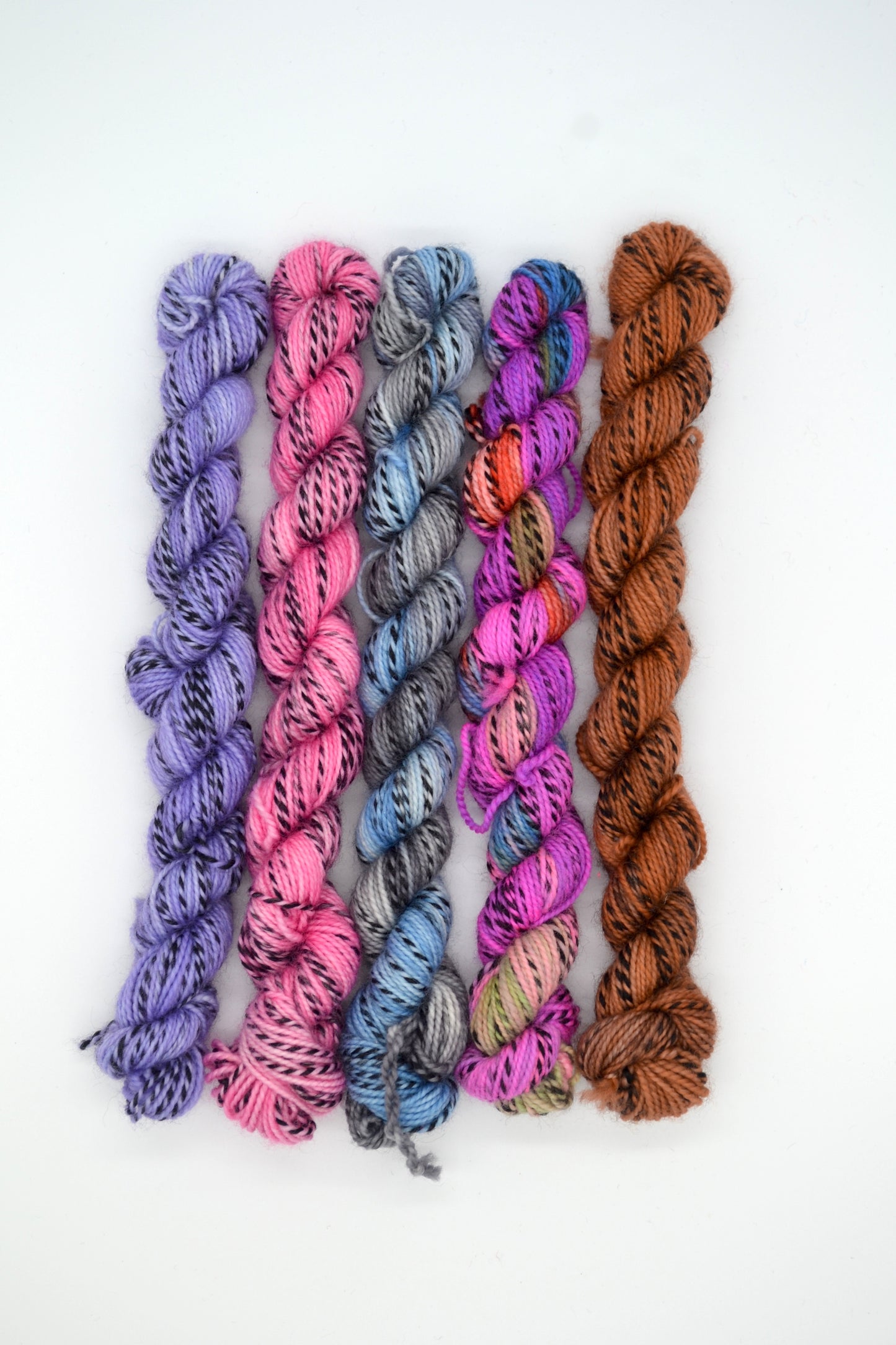 20g OOAK Zebra Sock Mini Skein Sets