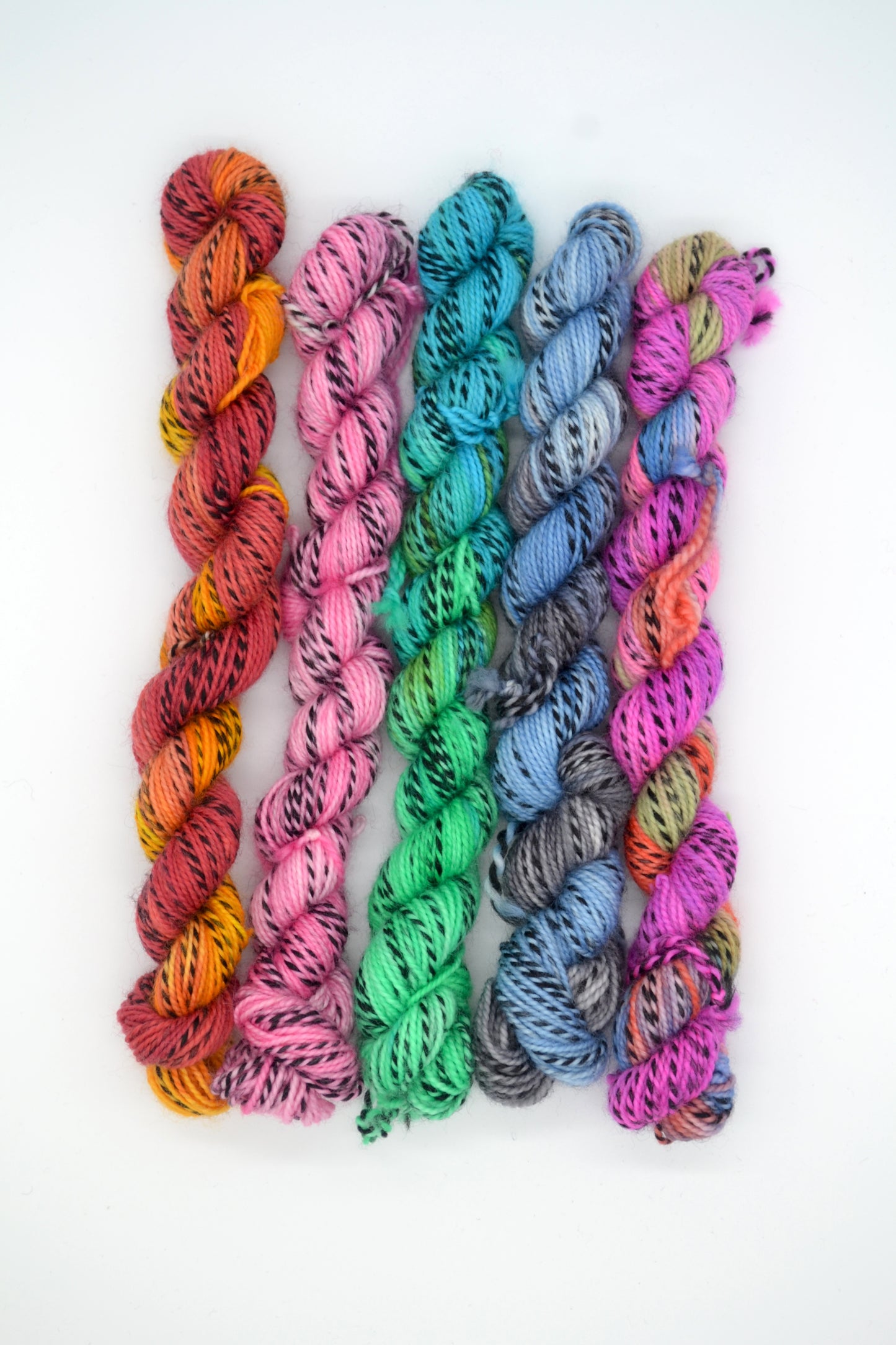20g OOAK Zebra Sock Mini Skein Sets