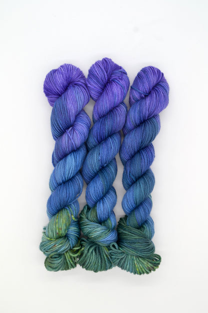 50g DK Frosted Blueberries Hand-dyed Yarn