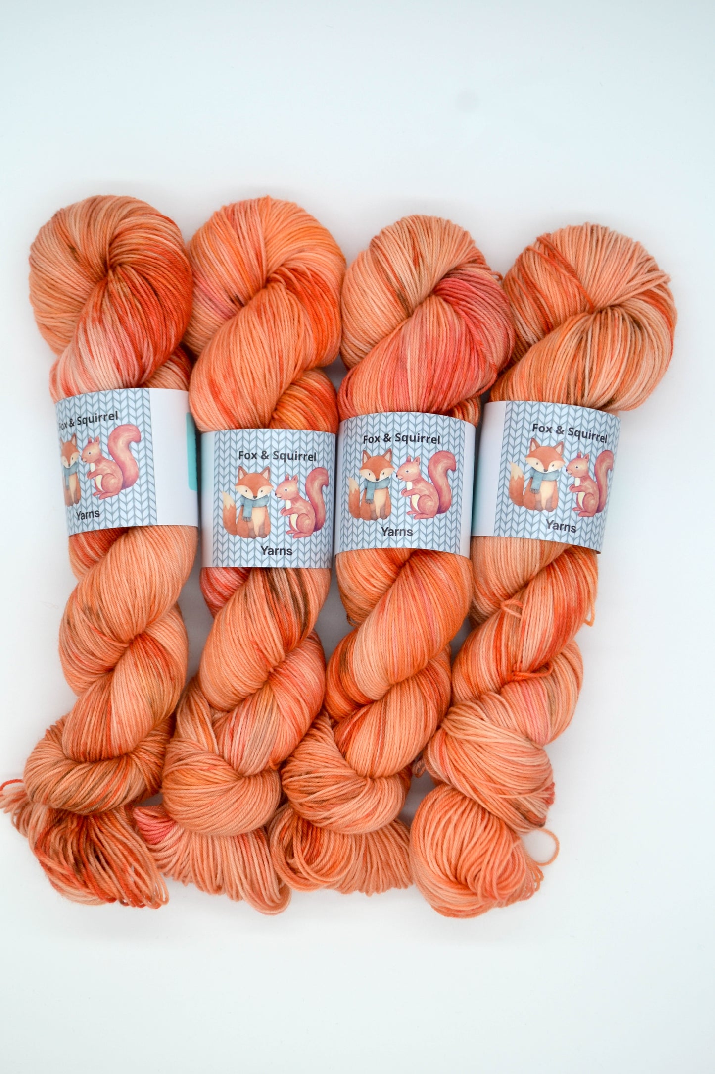 100g Sock Peaches Hand-dyed Yarn