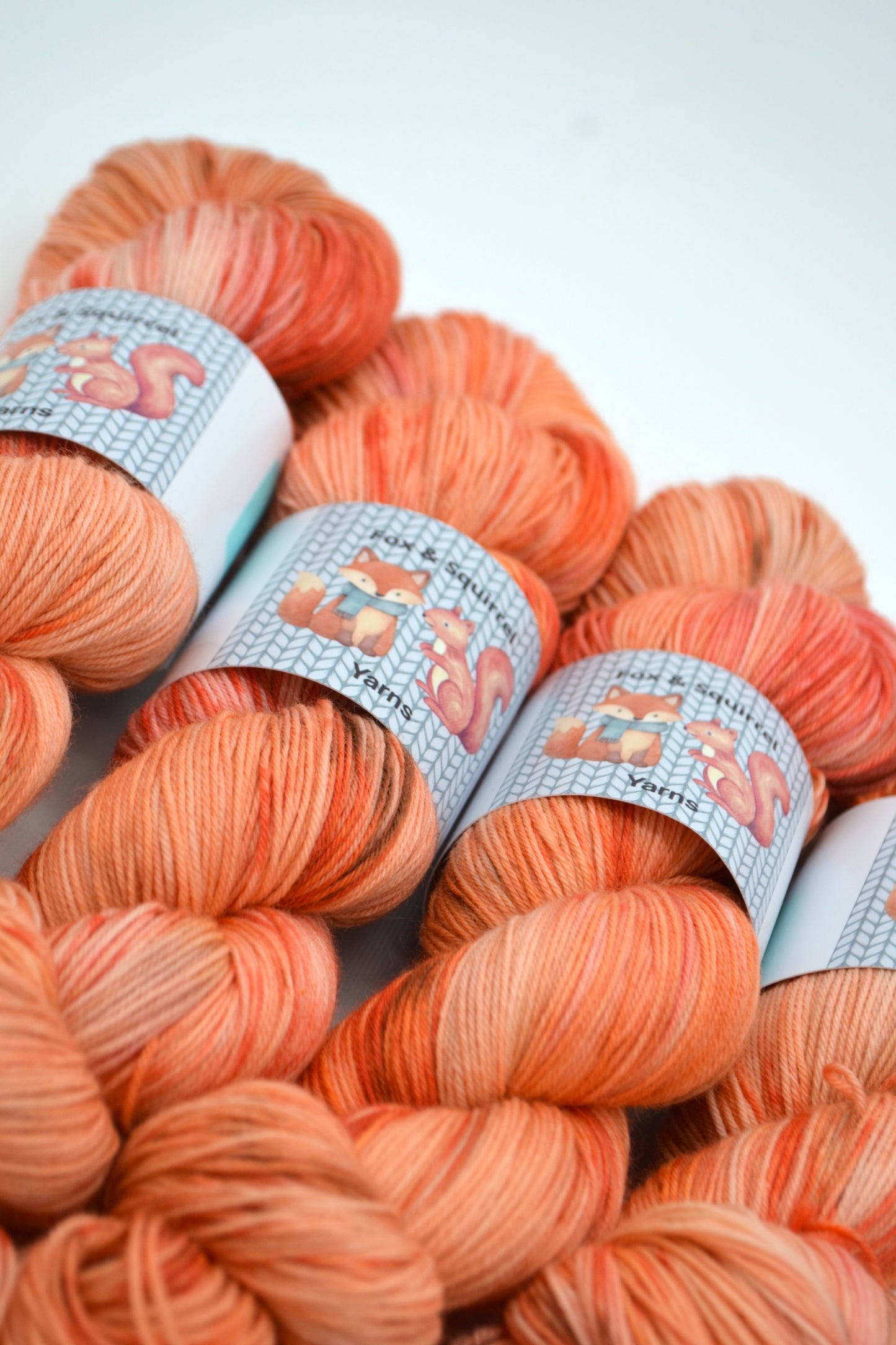 100g Sock Peaches Hand-dyed Yarn