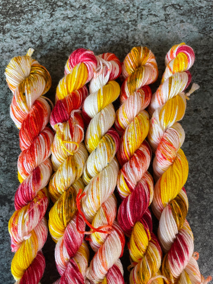 20g Sock Fire Sprinkles Mini Skein