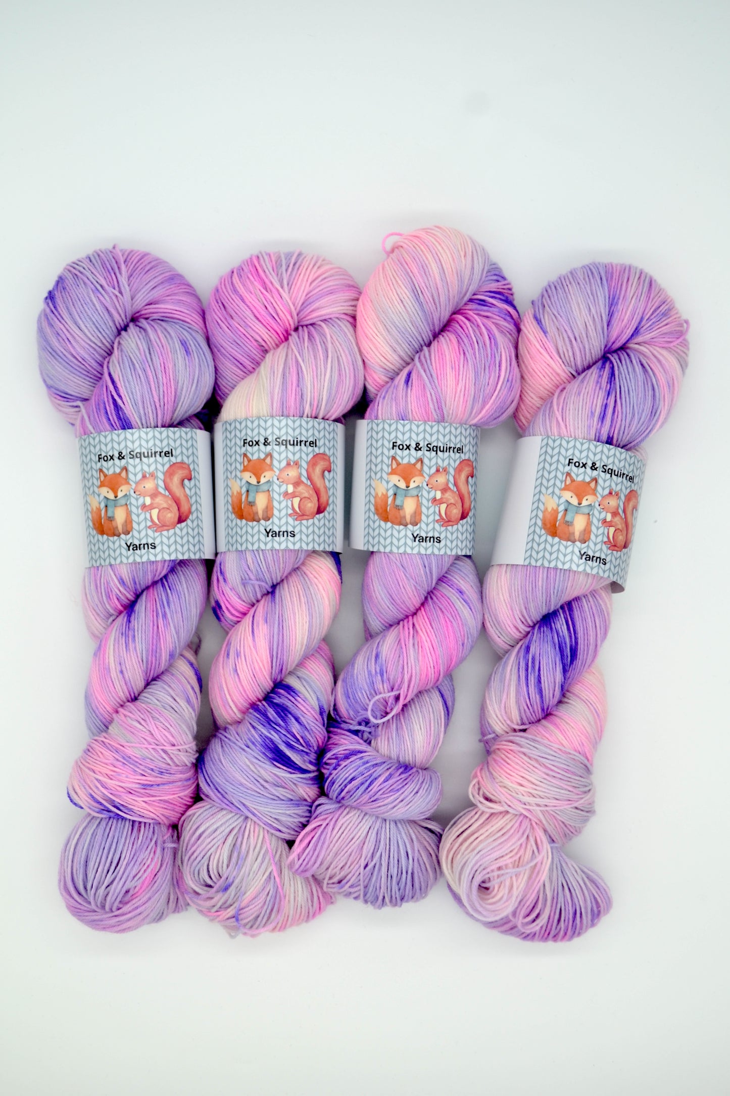 100g Sock French Lavender Hand-dyed Yarn