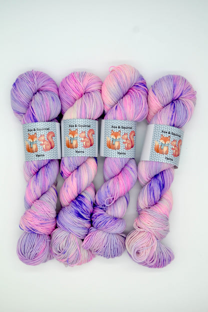 100g Sock French Lavender Hand-dyed Yarn