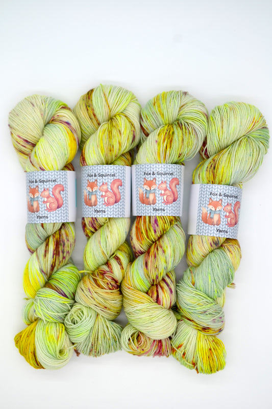 100g Sock The Tropics Hand-dyed Yarn