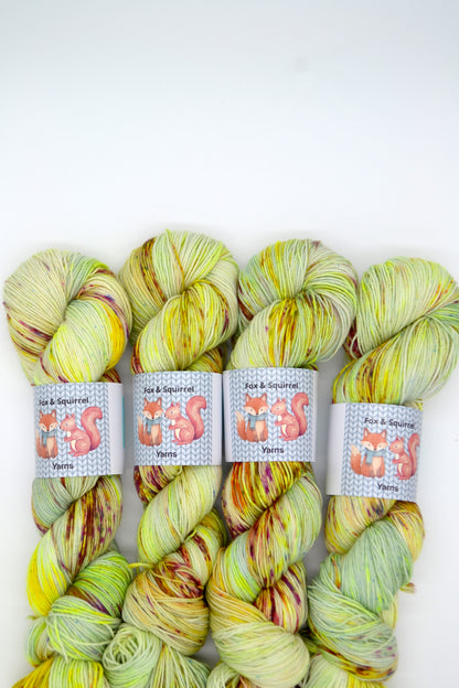 100g Sock The Tropics Hand-dyed Yarn