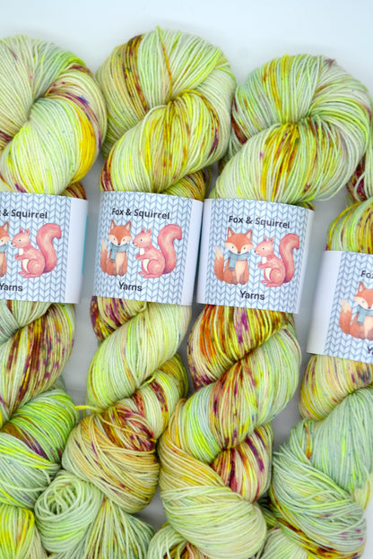 100g Sock The Tropics Hand-dyed Yarn