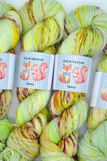 100g Sock The Tropics Hand-dyed Yarn