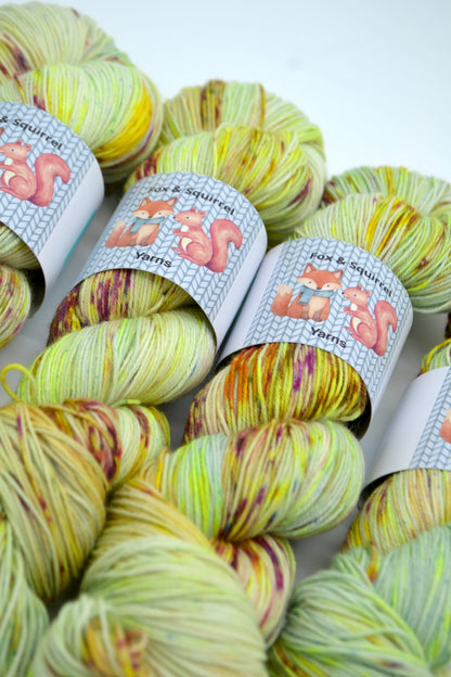 100g Sock The Tropics Hand-dyed Yarn