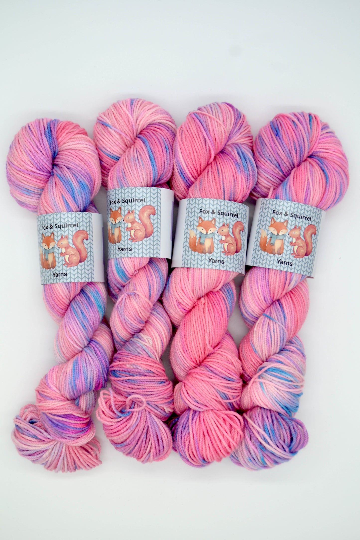 100g DK Pink Bouquet Hand-dyed Yarn