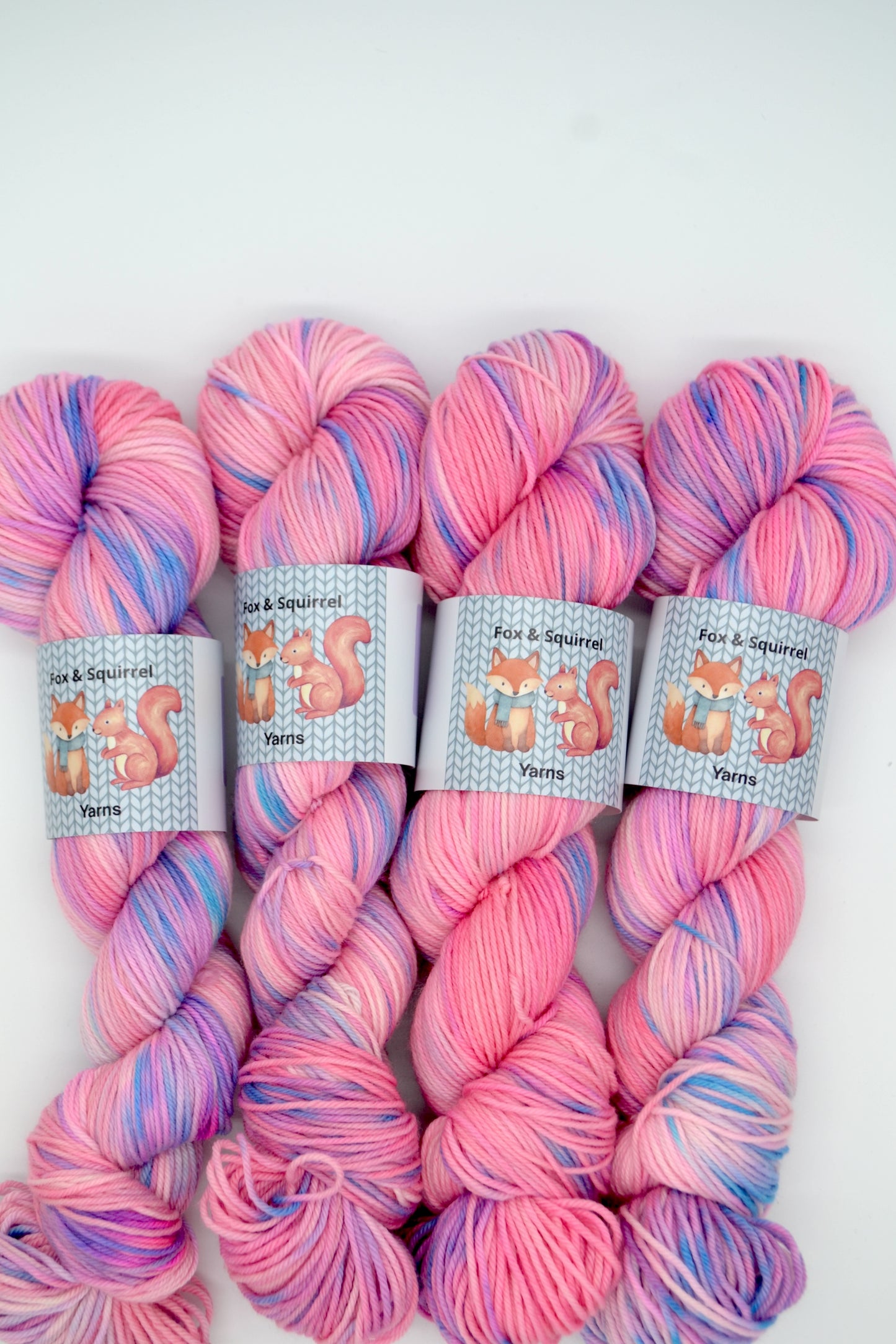 100g DK Pink Bouquet Hand-dyed Yarn