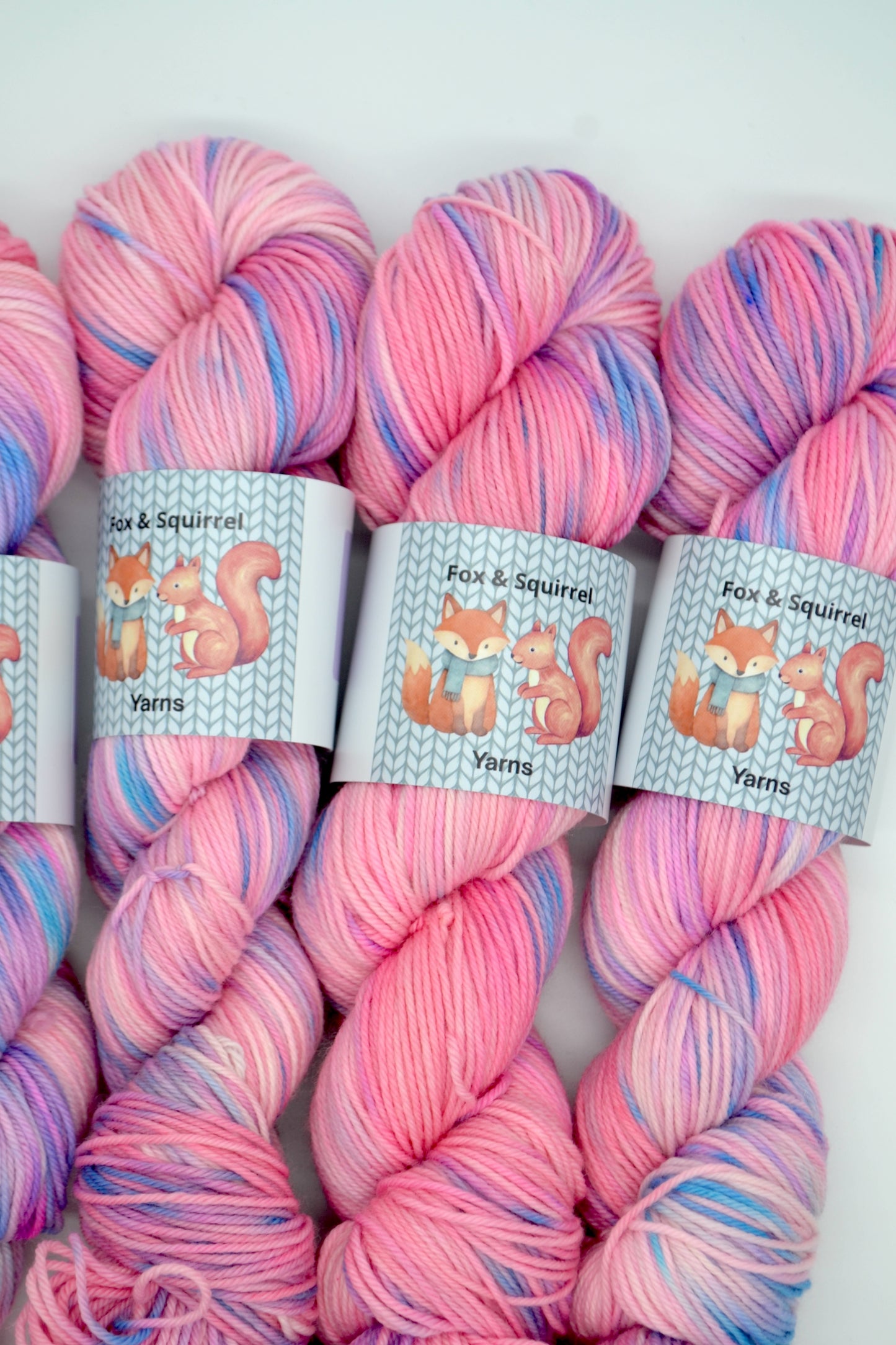 100g DK Pink Bouquet Hand-dyed Yarn