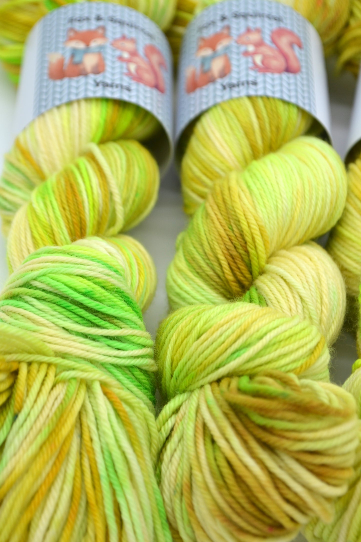 100g DK Lime Tart Hand-dyed Yarn