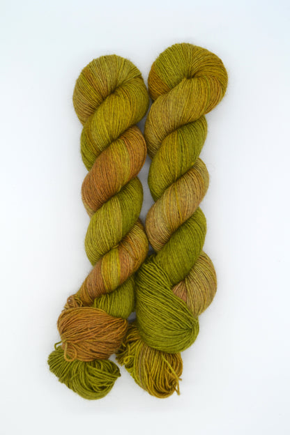 100g Yak Sock Olive Grove Hand-dyed Yarn