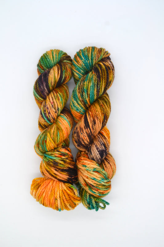 100g Chunky Pumpkin Picking Hand-dyed Yarn