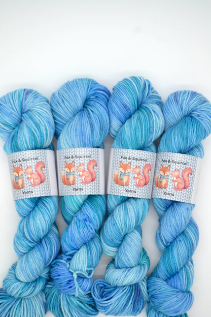 100g DK Rippling Waves Hand-dyed Yarn