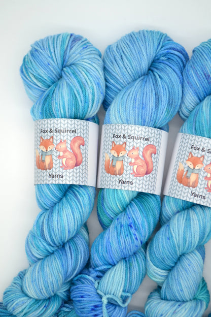 100g DK Rippling Waves Hand-dyed Yarn