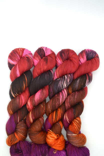 100g Sock Sexy Vampire Hand-dyed Yarn