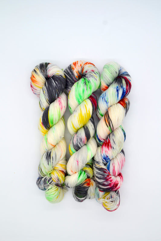 100g Sock Fairy Lights Hand-dyed Yarn