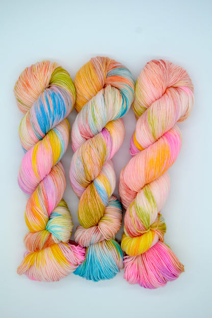 100g Sock Sweet Clouds Hand-dyed Yarn