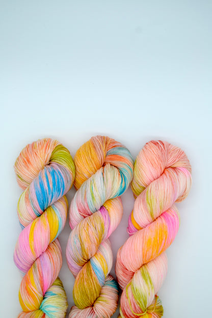 100g Sock Sweet Clouds Hand-dyed Yarn