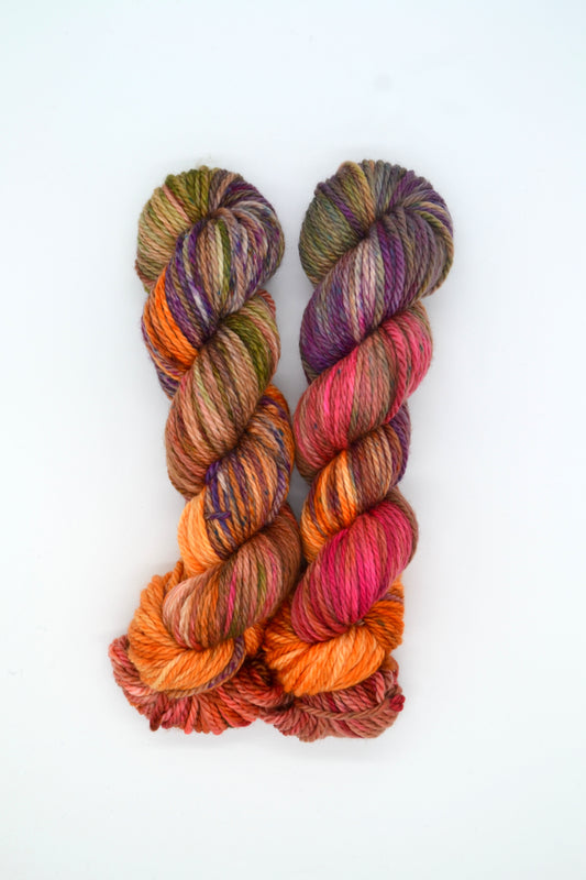 100g Chunky Warm Hug Hand-dyed Yarn
