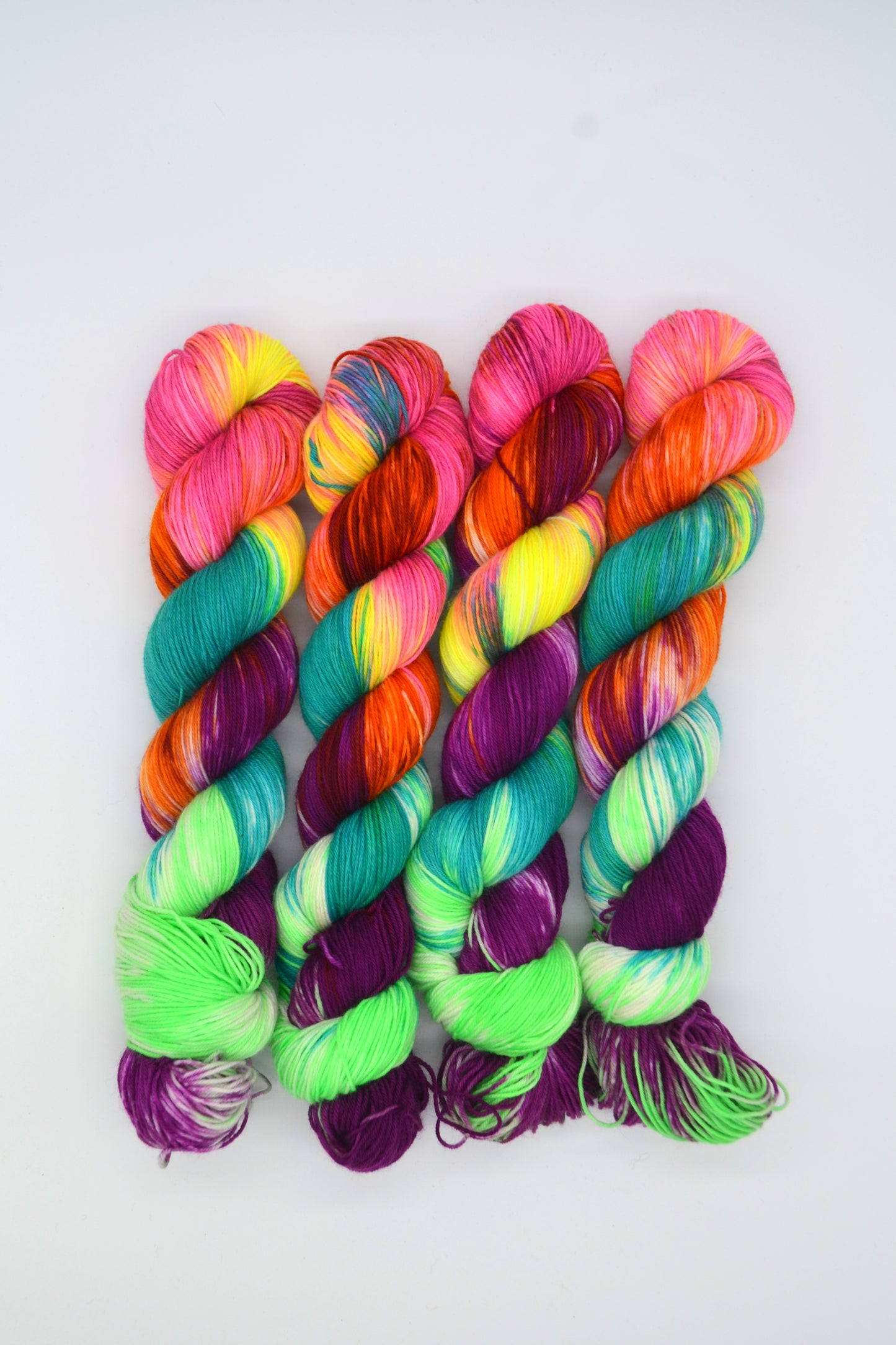 100g Sock Patchwork Hand-dyed Yarn