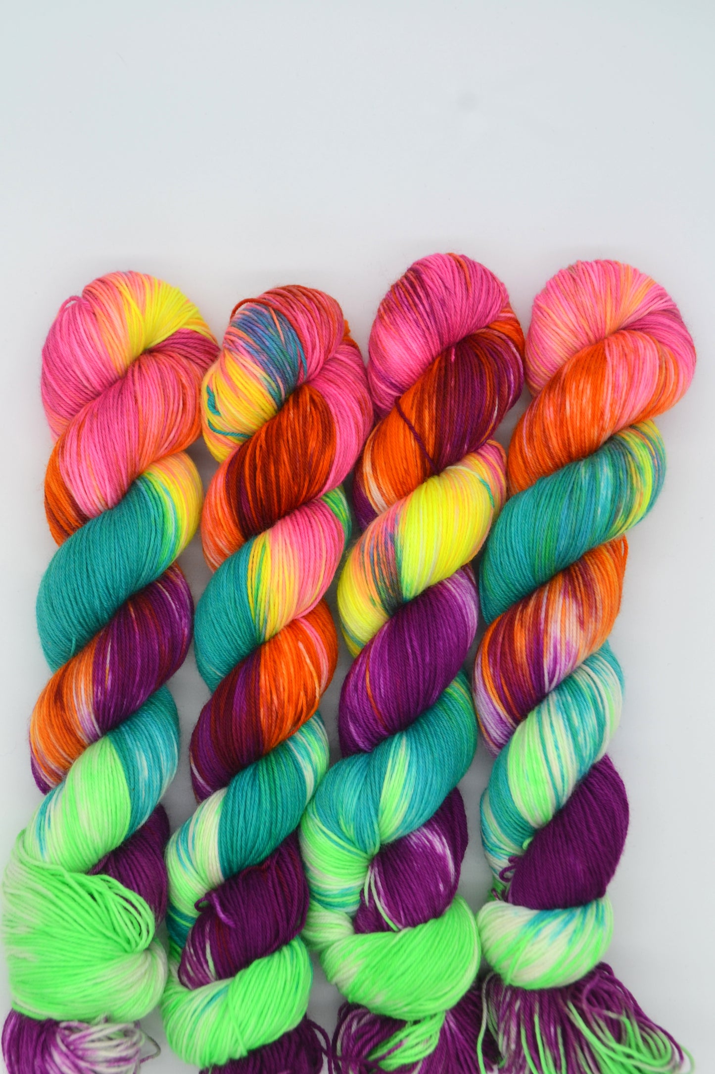 100g Sock Patchwork Hand-dyed Yarn