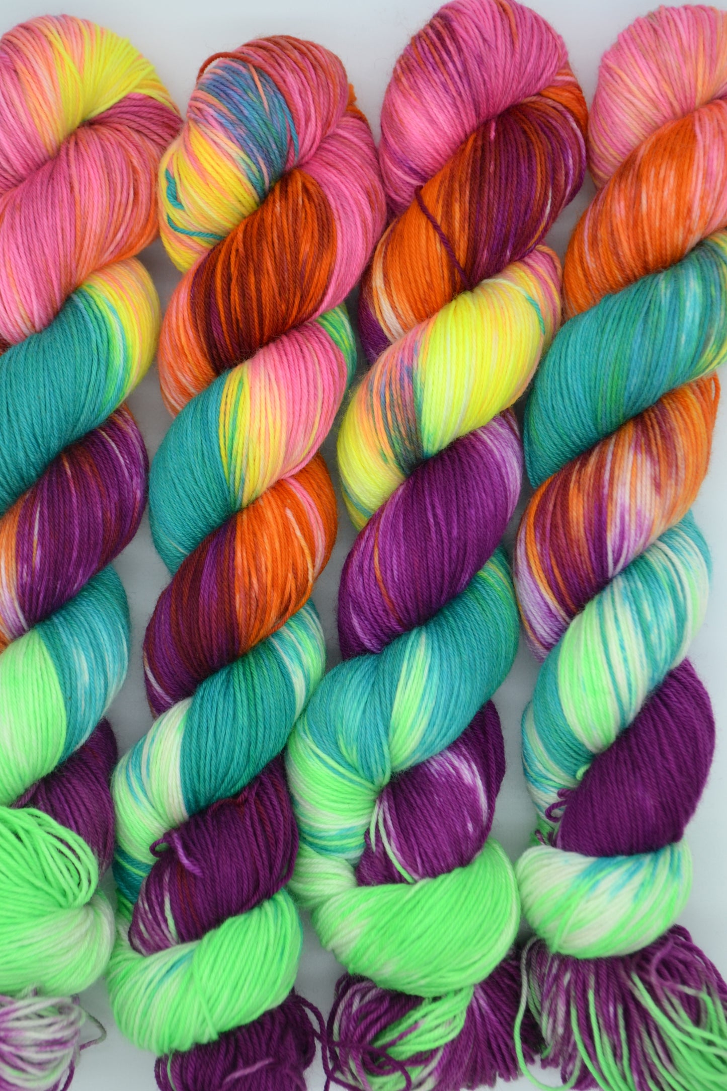 100g Sock Patchwork Hand-dyed Yarn