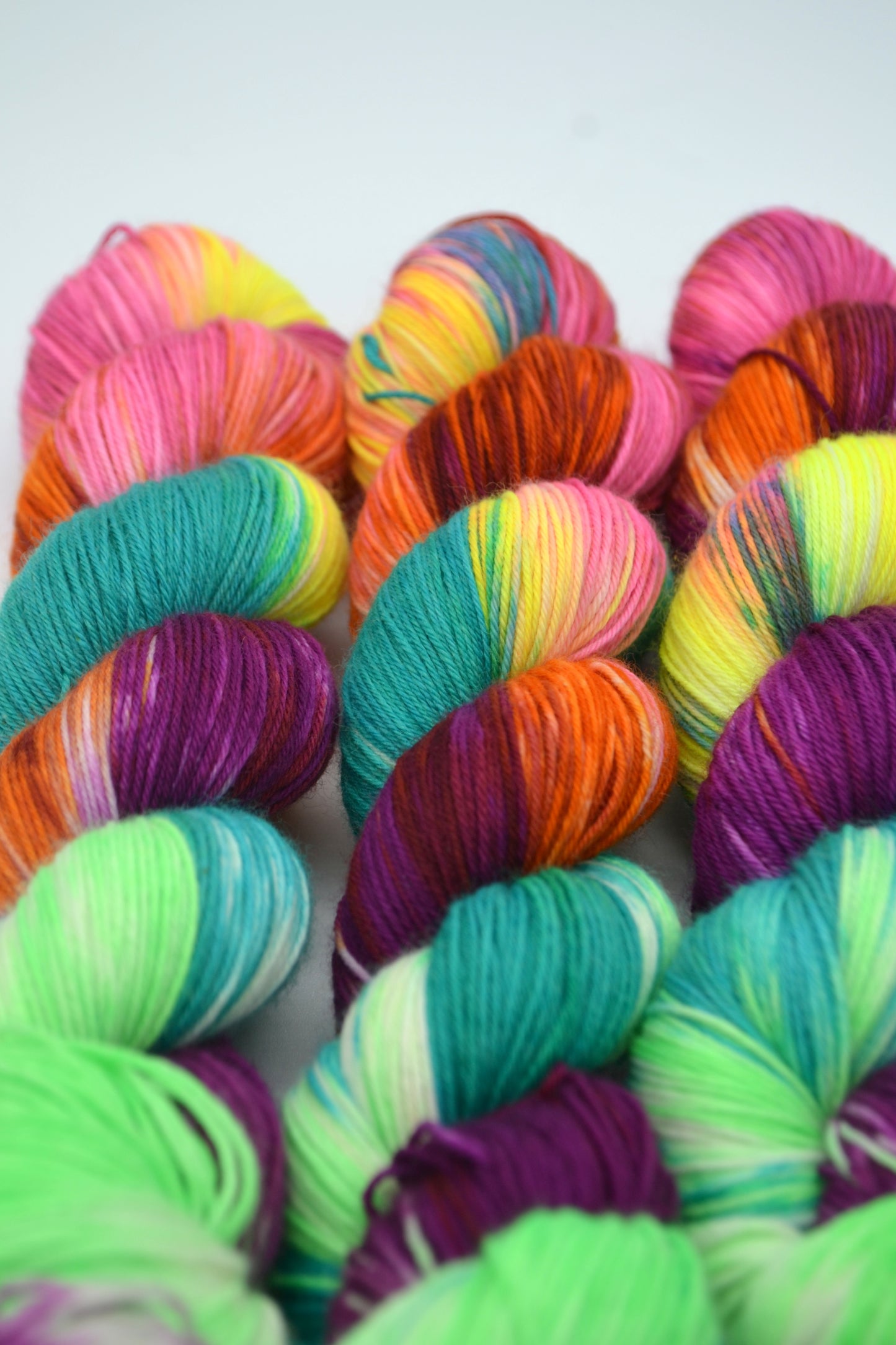 100g Sock Patchwork Hand-dyed Yarn
