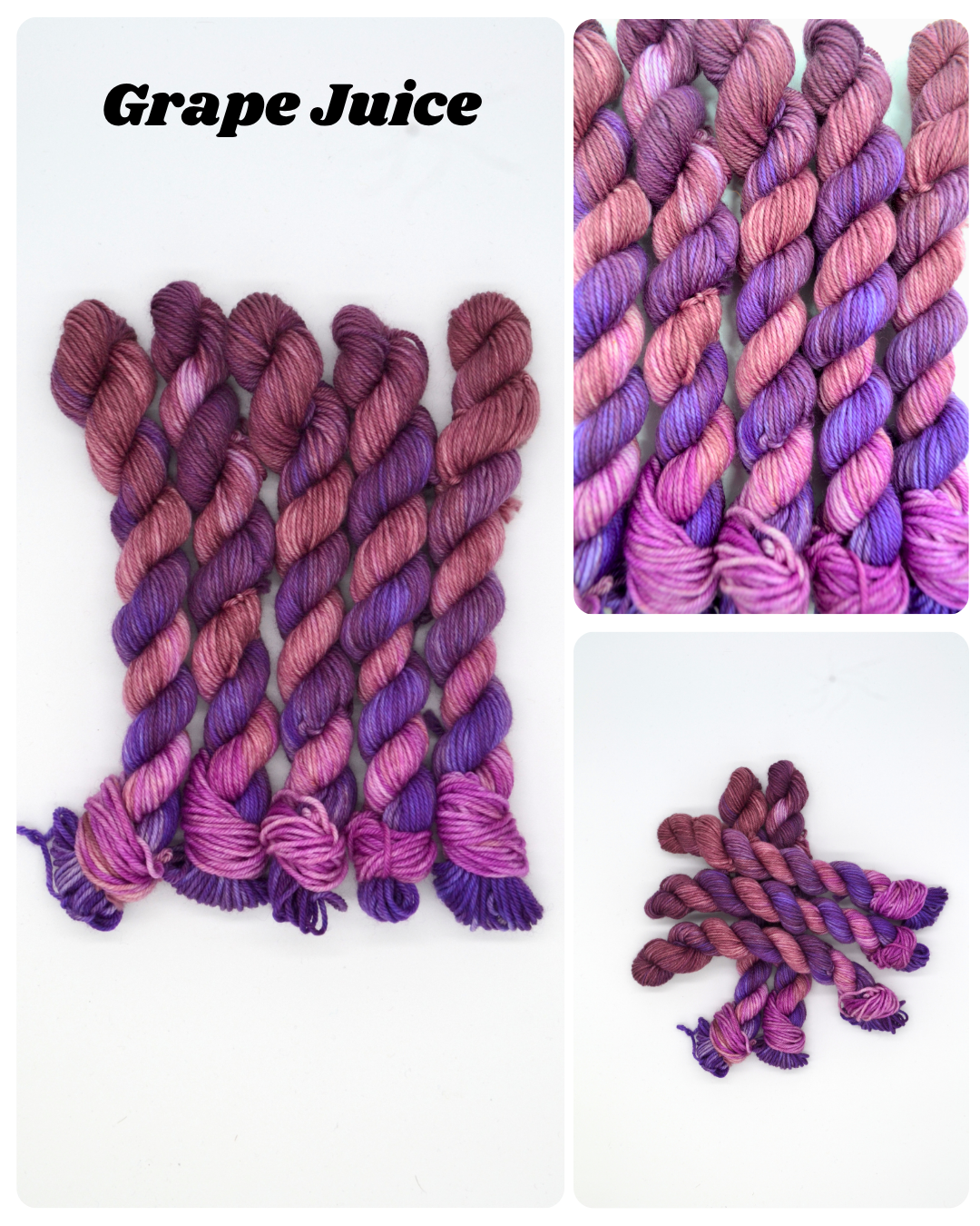 20g DK Grape Juice Mini Skein