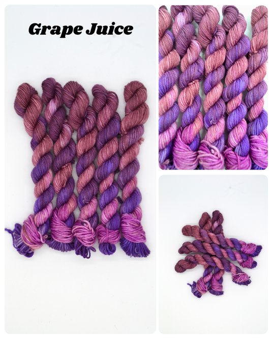 20g DK Grape Juice Mini Skein