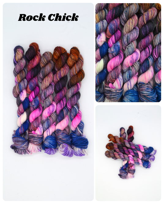 20g DK Rock Chick Mini Skein