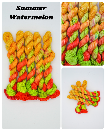 20g DK Summer Watermelon Mini Skein