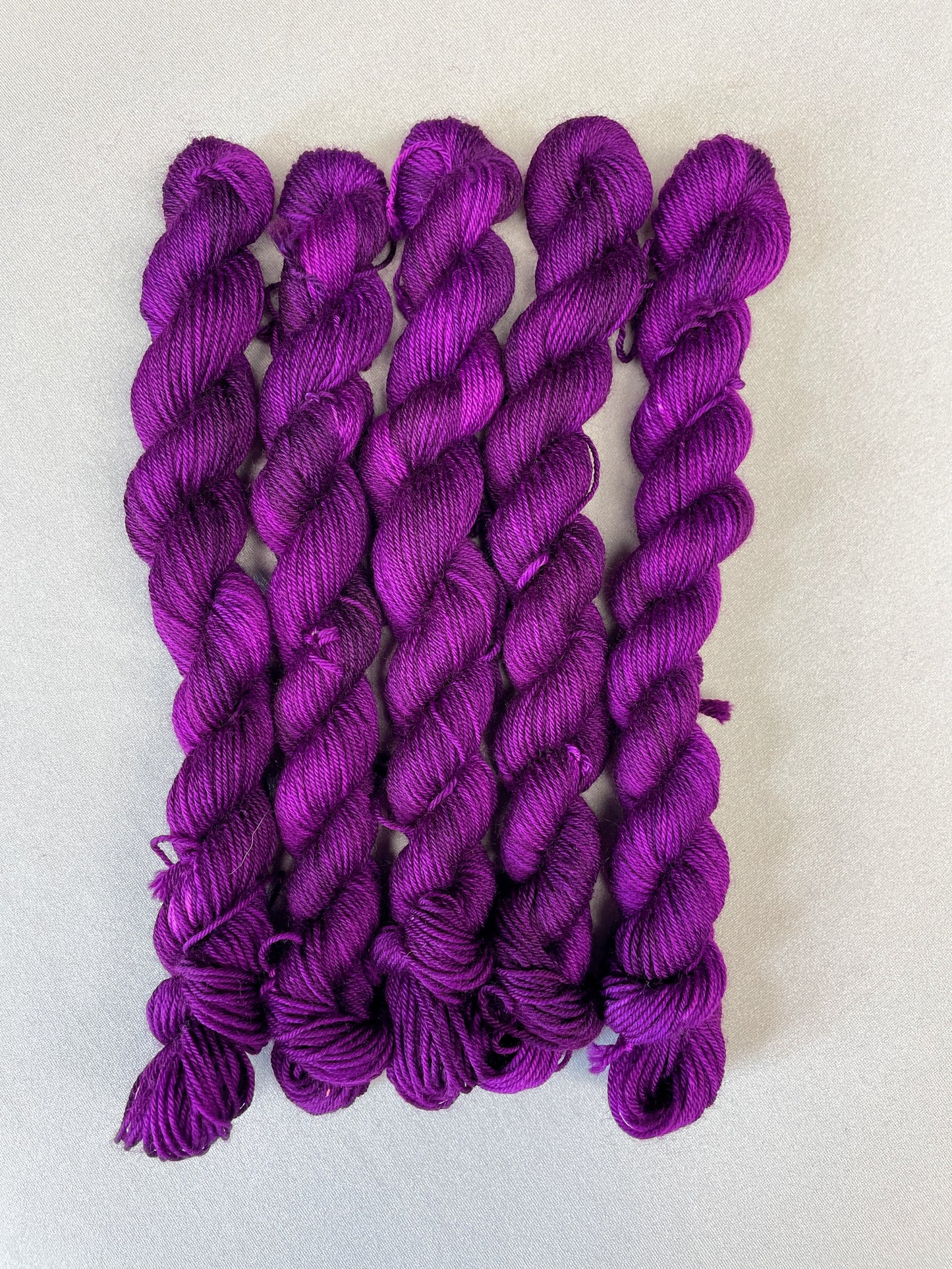 20g Sock Deep Plum Mini Skein