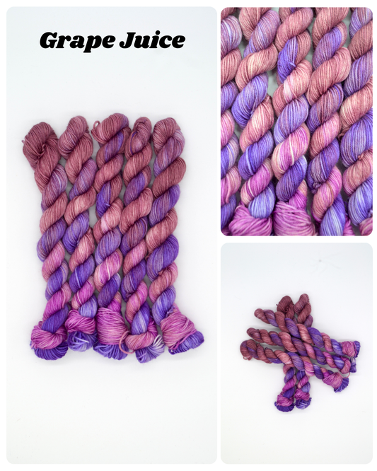 20g Sock Grape Juice Mini Skein