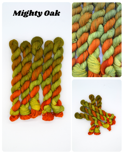 20g Sock Mighty Oak Mini Skein