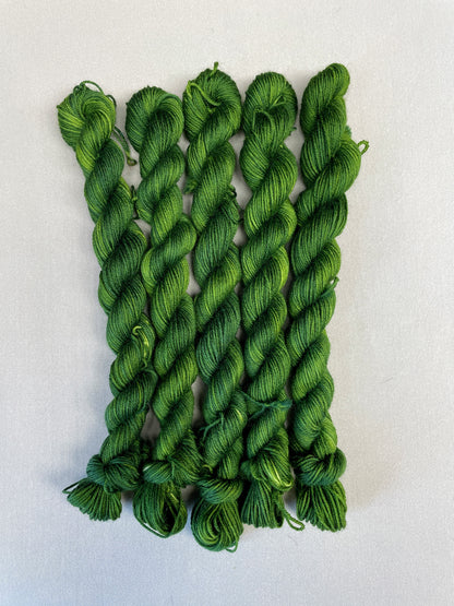 20g Sock Moss Green Mini Skein