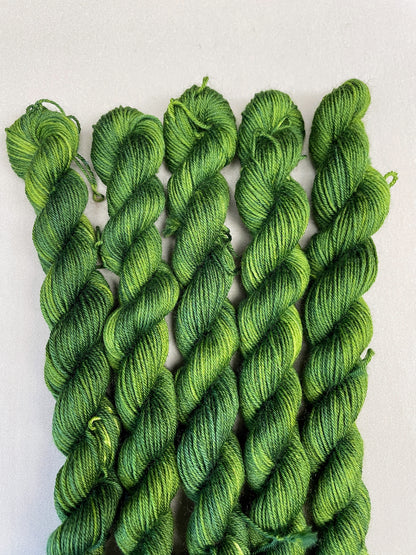 20g Sock Moss Green Mini Skein