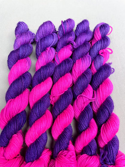 20g Sock Purple Fizz Mini Skein