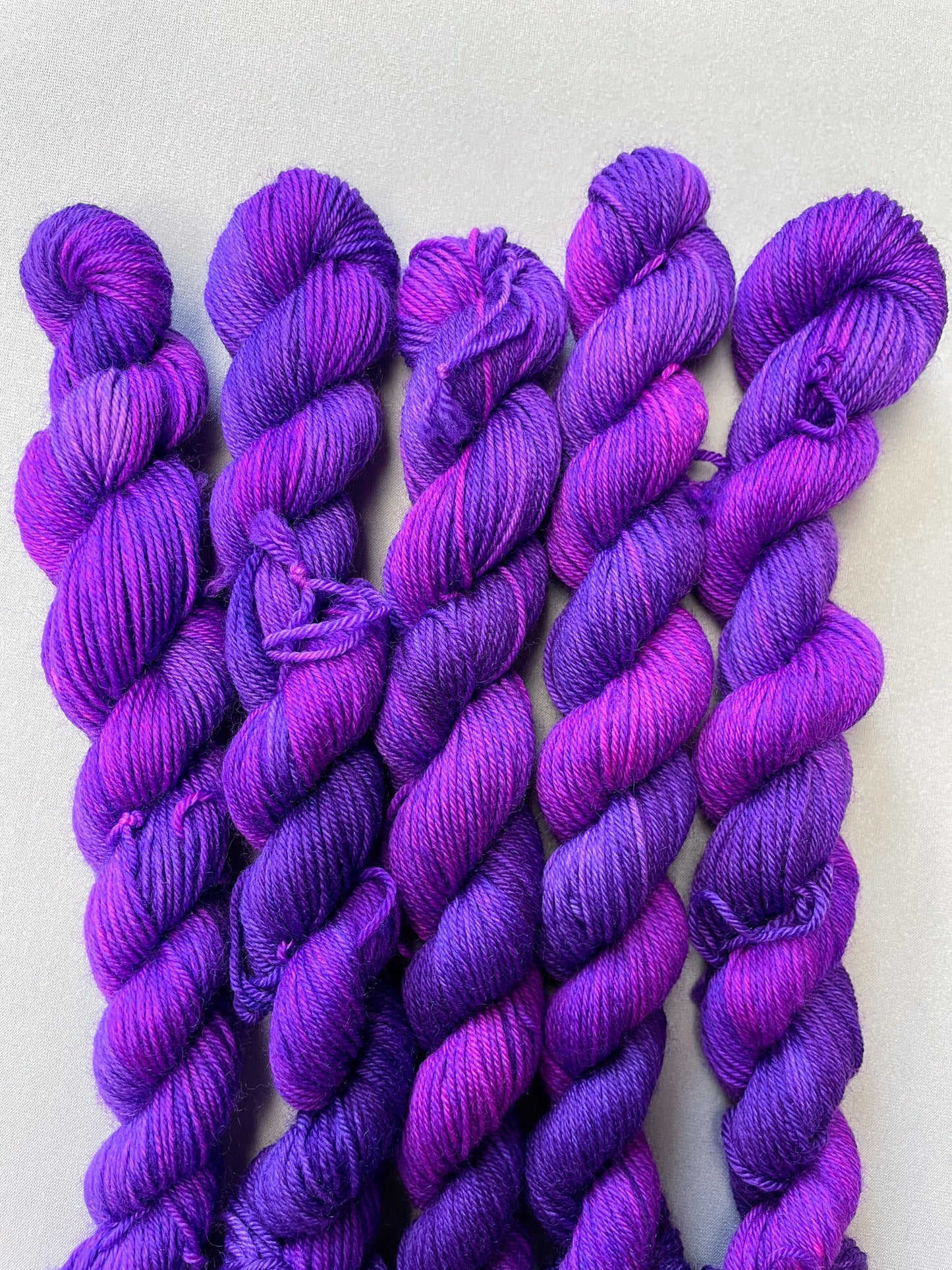 20g Sock Purple Thistle Mini Skein