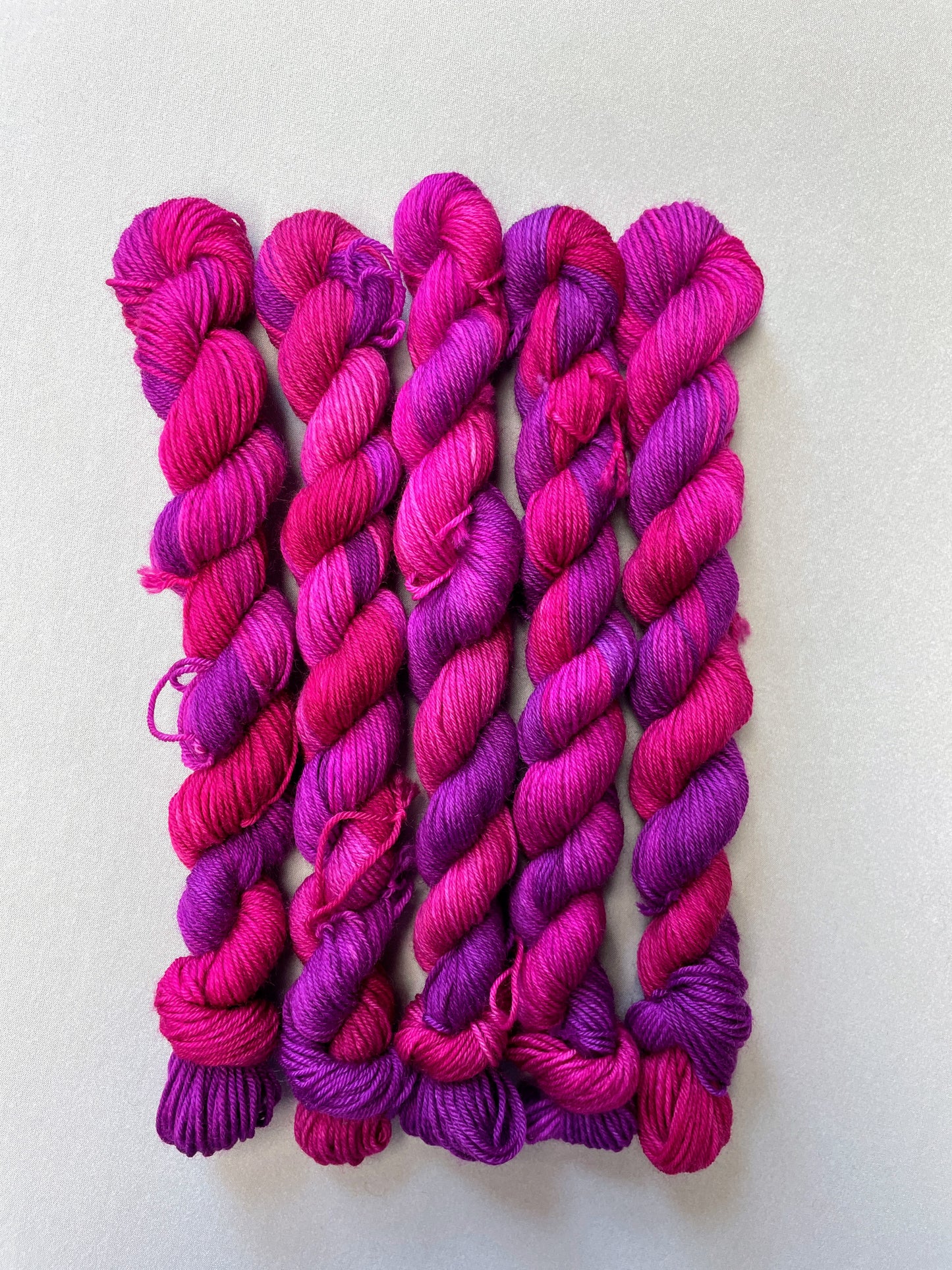 20g Sock Raspberry Mist Mini Skein
