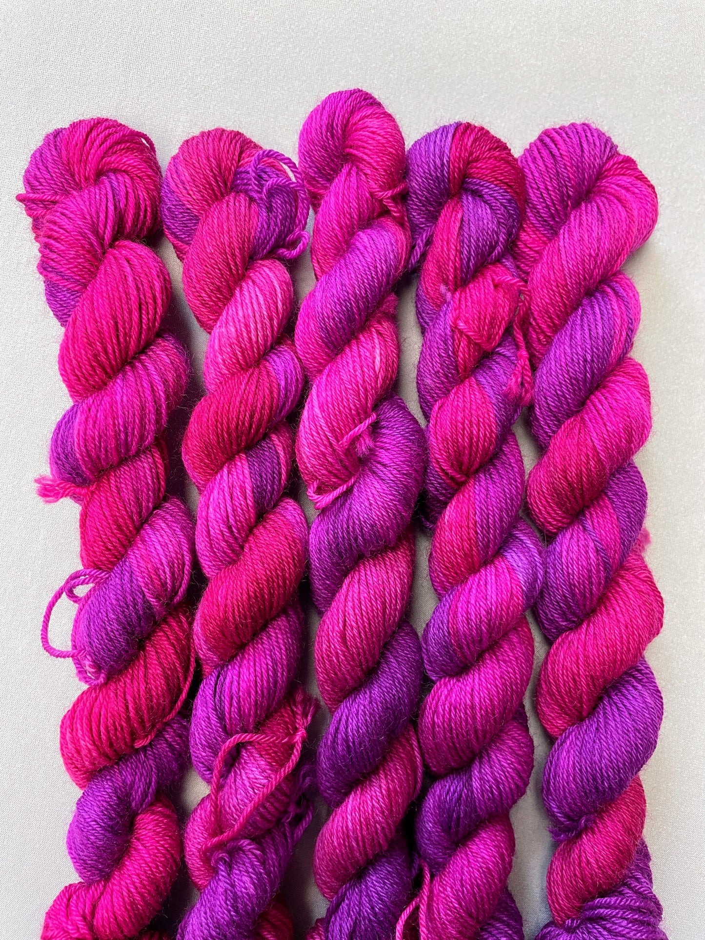 20g Sock Raspberry Mist Mini Skein