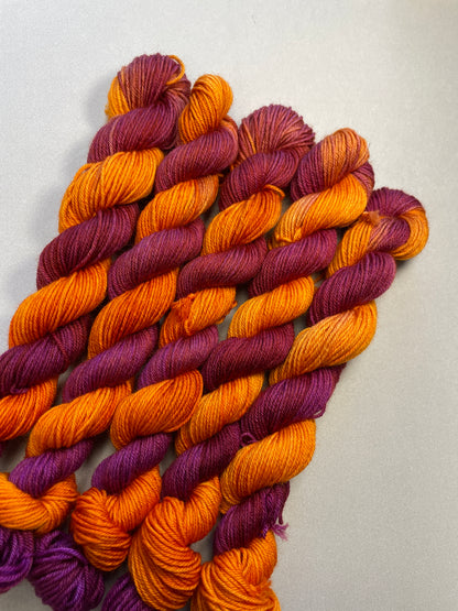 20g Sock Spiced Mulberry Mini Skein