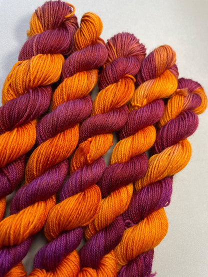 20g Sock Spiced Mulberry Mini Skein