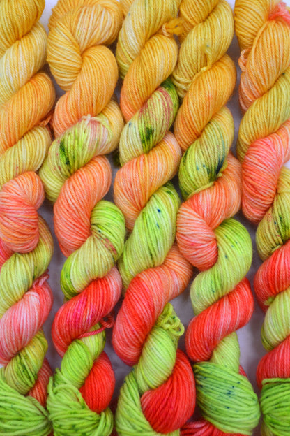 20g Sock Summer Watermelon Mini Skein