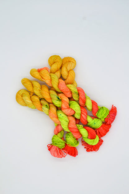 20g Sock Summer Watermelon Mini Skein